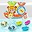 Baby Bath Toys Toddlers 1-3 Bear Kids Bath Tub Toys with 2 Turtle Swimming Wind up Water Toys & 3 Floating Boat Bathtub Toys for Infants Boys Girls 18+ Months Gifts Box Set