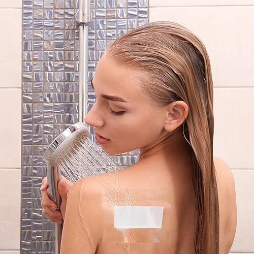 Miniatura 5 de Lothee 50 piezas de parche impermeable para cubierta de ducha, vendaje de cuidado posterior de tatuajes, vendaje de película transparente, cinta