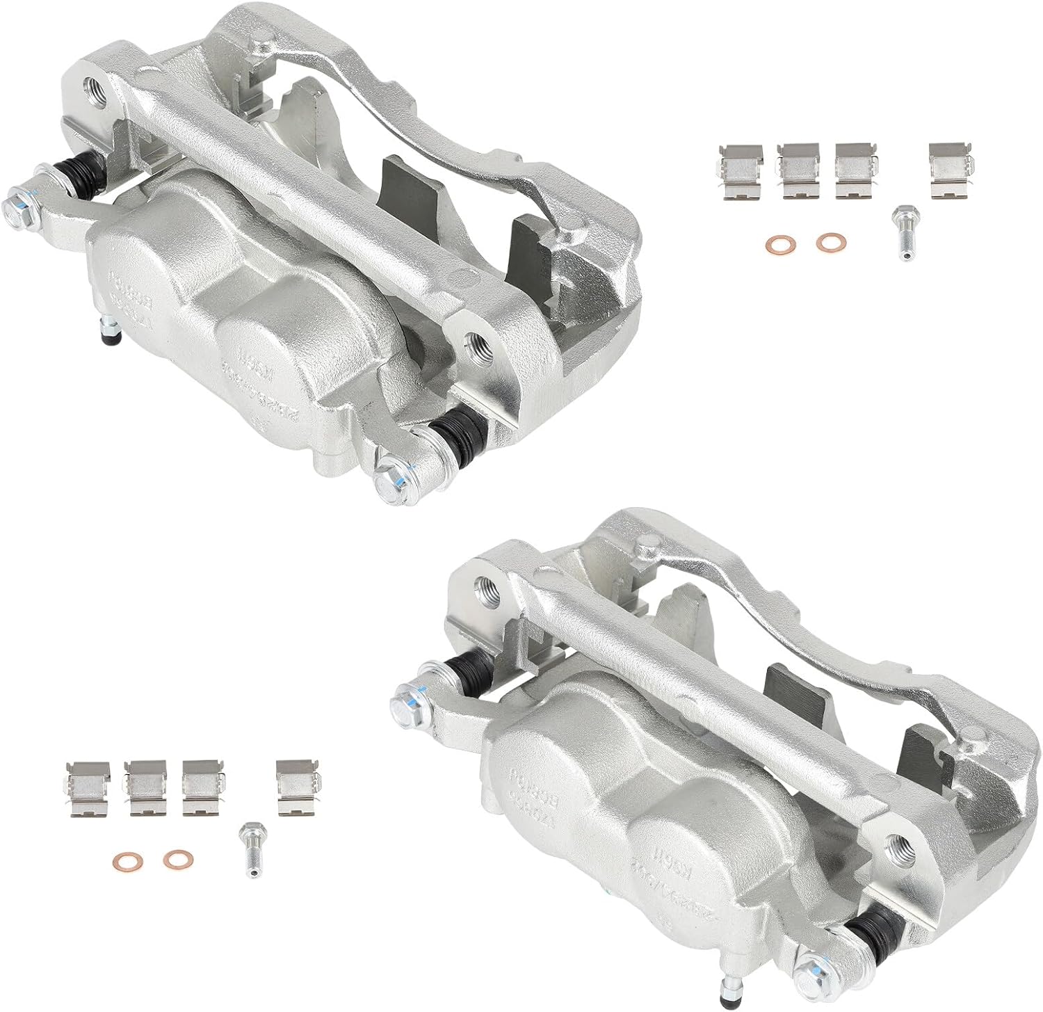 AUTOMUTO Front Left & Right 18B5487 18B5486 Disc Brake Calipers With Bracket For Ford For F-250 Super Duty 2013-2020 For Ford For F-350 Super Duty 2013-2019 For Ford For F-450 Super Duty 2013-2015