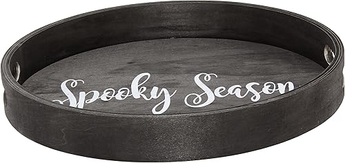 Miniatura 31 de Elegant Designs HG2000-AHH Margarita Drinks Lime Bar Kitchen Wetbar Bandeja Decorativa de Madera para Servir con Asas, 15.50" x 12", Aqua Wash Happy