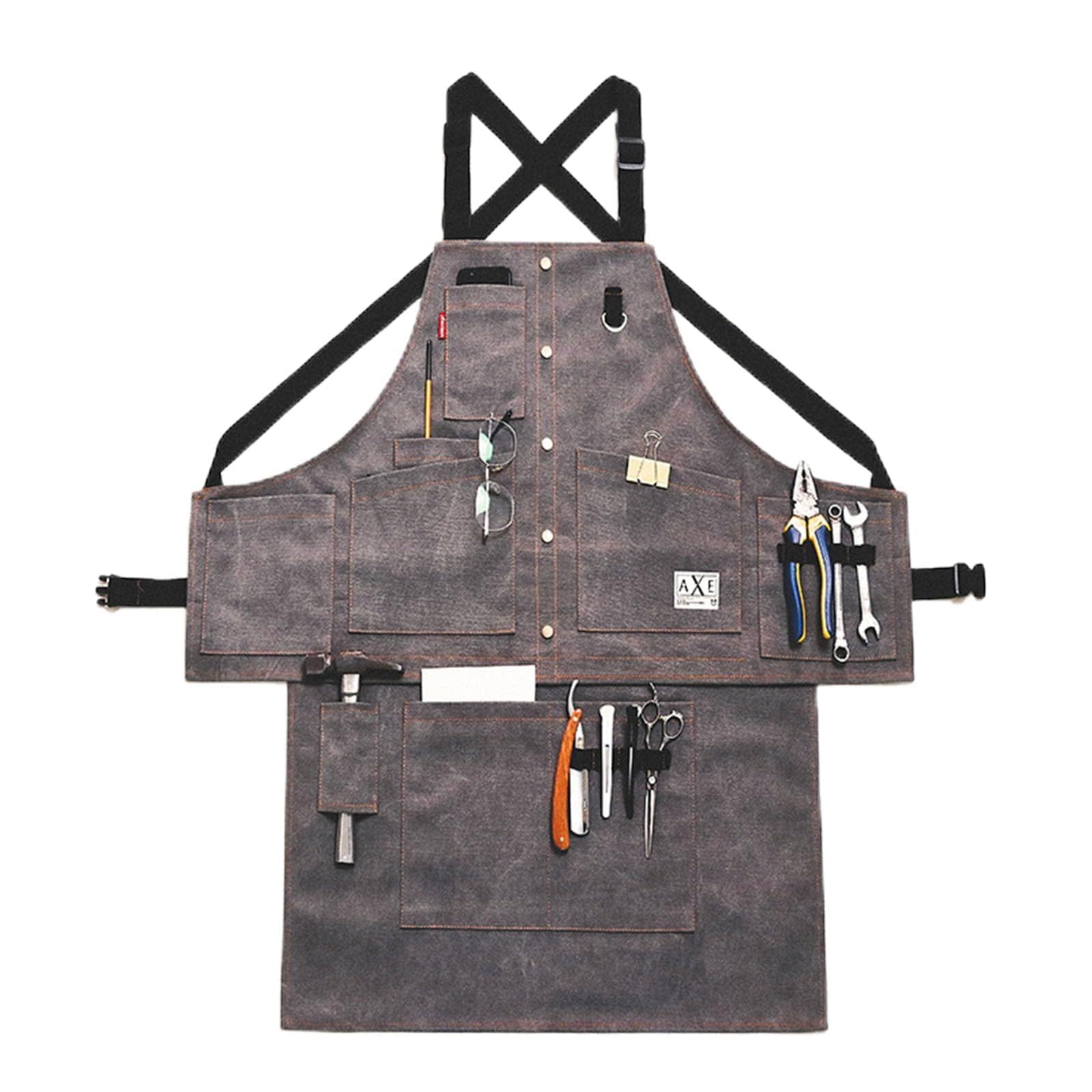 Grembiule da lavoro con tasca grande da uomo