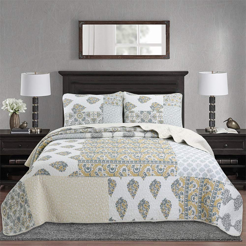 Couvre-lit 2 Personnes Patchwork Rosace - Acheter Ce Produit Au Meilleur Prix