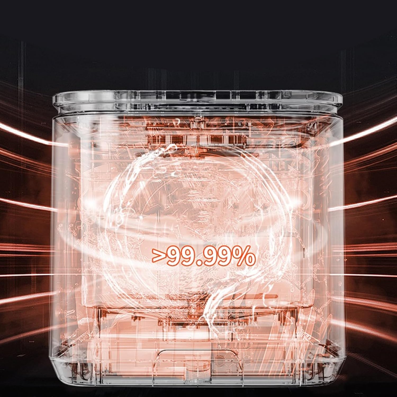 XYIANG Dishwashers- Household Automatic Dishwasher 5-Person Desktop Installation-Free Smart Dryer Fully Automatic Dishwasher Perfect for Home, Apartments & Rvs