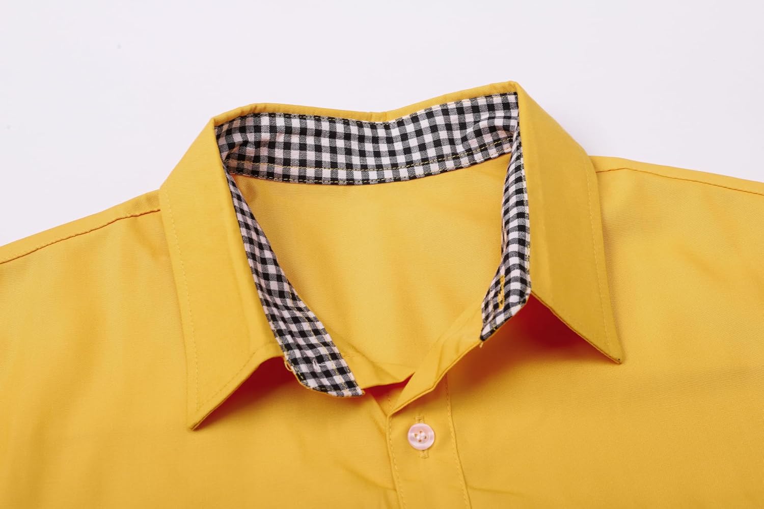 SANGTREE Boys 100% Cotton Casual Short Sleeve Button Down Shirts with Two Pockets - Image 5