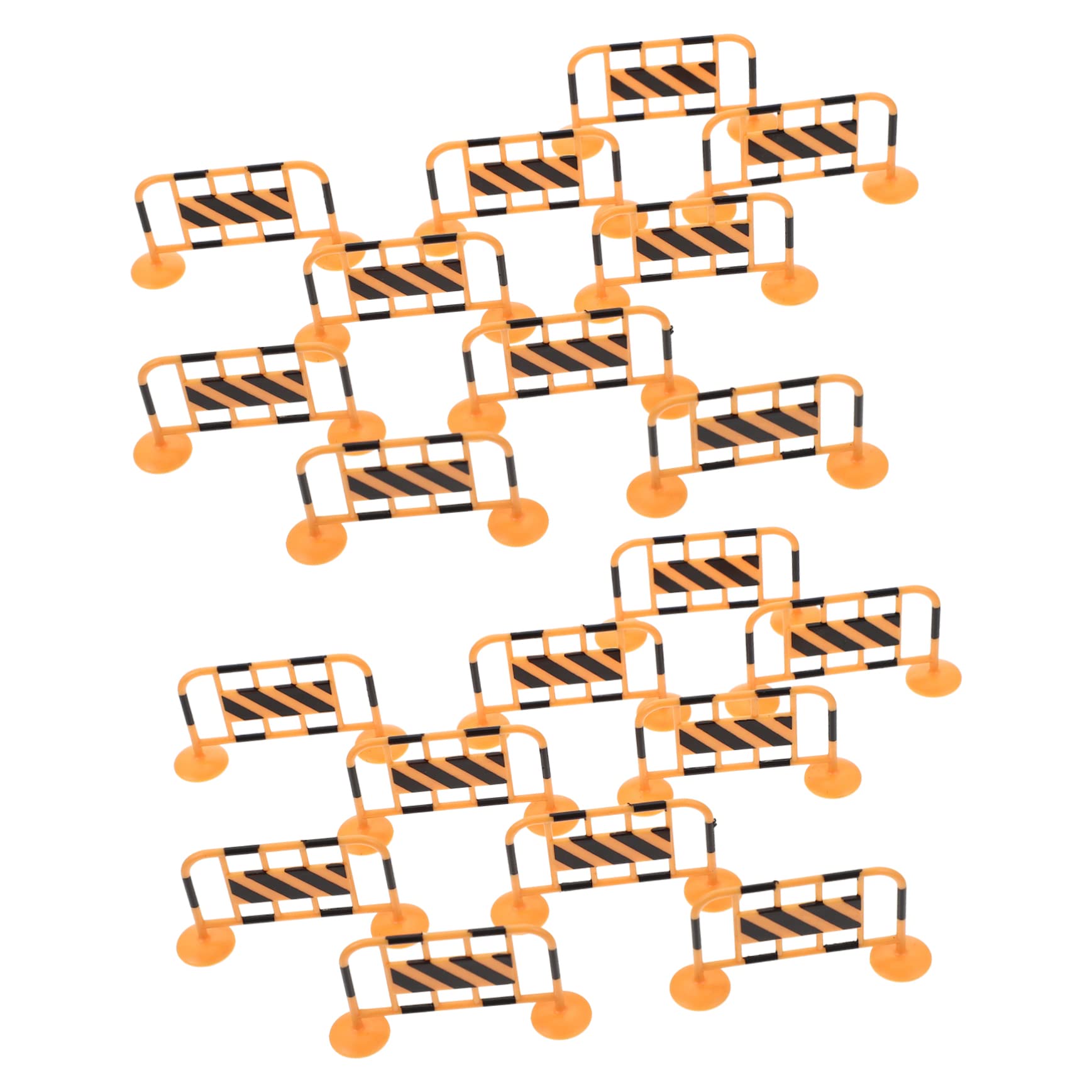 ORFOFE Educational Mini Traffic Sign Toys 20pcs Miniature Traffic Signs for Boys and Girls