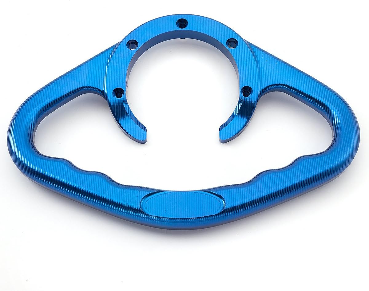 Motorcycle CNC Passenger Handle Grip Tank Handle Grab Compatible with Kawasaki ZX-6R Z1000 07-17, ZX-10R ZX-14R VERSYS 650 ER6N ER6F 06-17, Z750 07-12, Z800 13-16, Z900 2016-2021, ZZR-1400 2008-2010