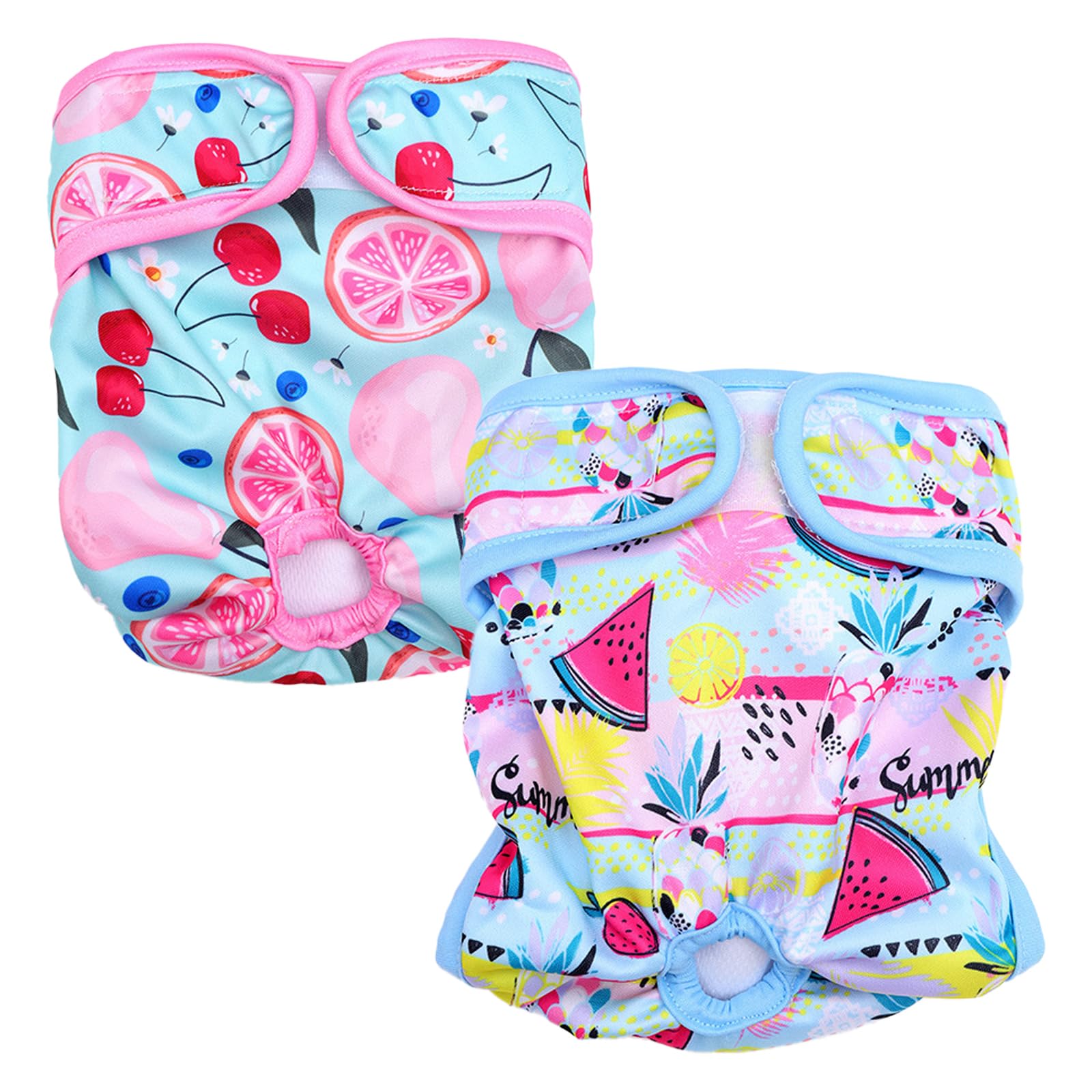2 Packs Reusable Dog Nappies