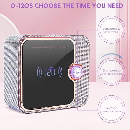 Miniatura 2 de Luz UV para uñas, lámpara de uñas UV recargable, lámpara de secado rápido de uñas, esmalte de uñas de gel, luz UV, sincronización arbitraria de