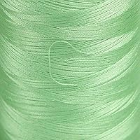 Vista 4 de Elvis 120D/2 - Hilo de bordar luminoso, carrete de 3280 yardas, color verde medusa