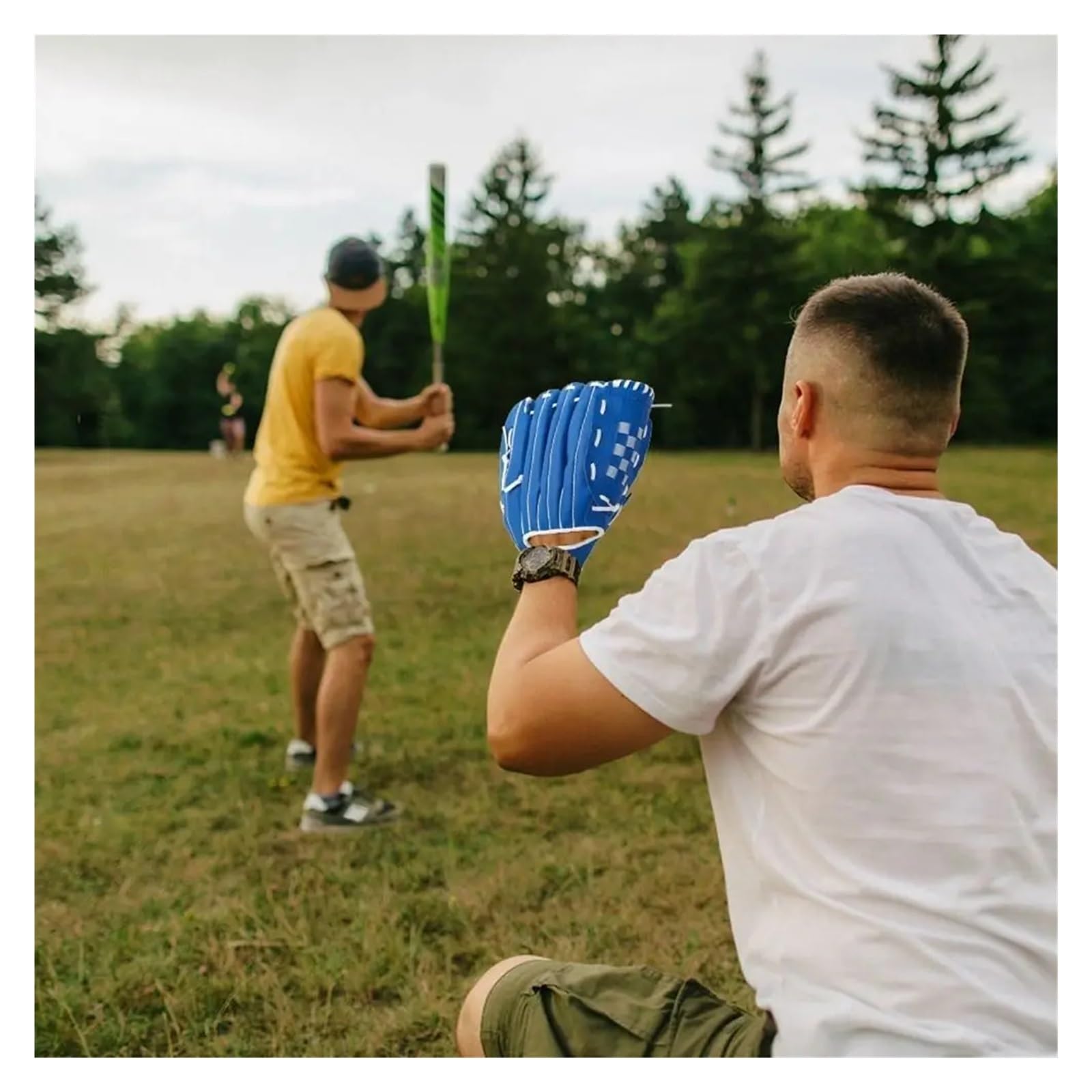 Baseballhandschuh, 26,7 - 32,5 cm, Blau, Braun und Schwarz, Softball, Rosarot, Kunstleder, Fanghandschuhe, Übungshandschuhe