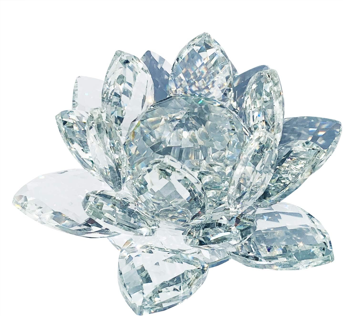 Almmy 6 ハスの花 ガラス ランキングや新製品 オブジェ 置物 11cm クリア K9 風水 高品質ガラス Almmy 6 ハスの花 ガラス ランキングや新製品 オブジェ 置物 11cm クリア K9 風水 高品質ガラス