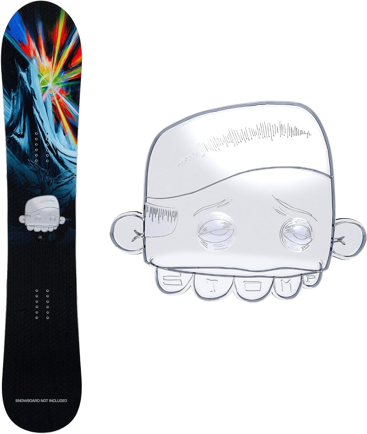 Stompgrip Premium Snowboard Stomp Pad | Bump It | Artist Collection | 3D Decal