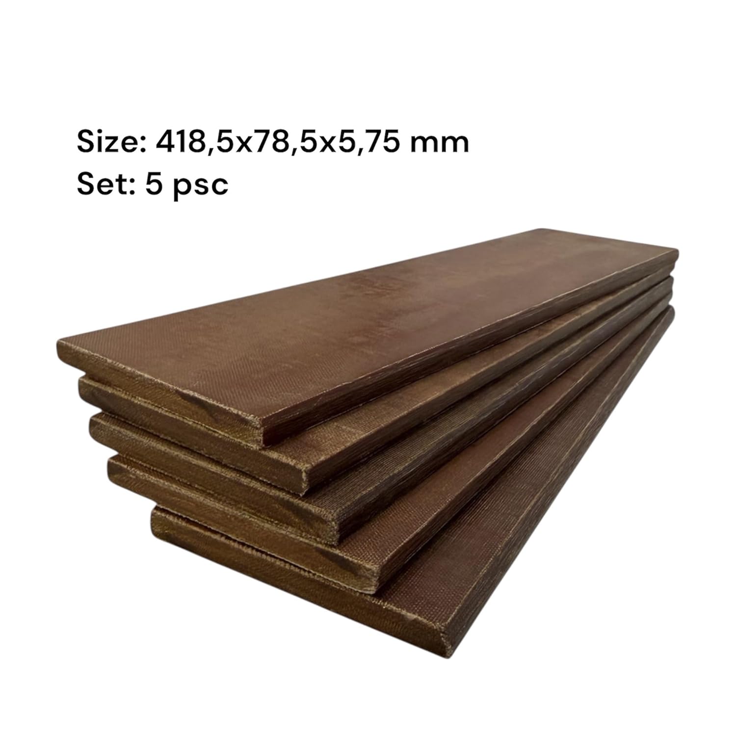 5 pcs, 418,5х78,5х5,75 mm Vacuum Pump Vanes Jurop PNE/PNR 122/124, Vacuum Plate, Vacuum Pump Blades