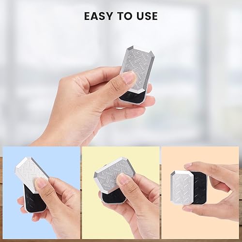 Miniatura 4 de SOWSUN Juguete deslizante magnético para ansiedad  Tarjeta de empuje para adultos Bloque magnético de clicker con alivio del estrés, juguete háptico