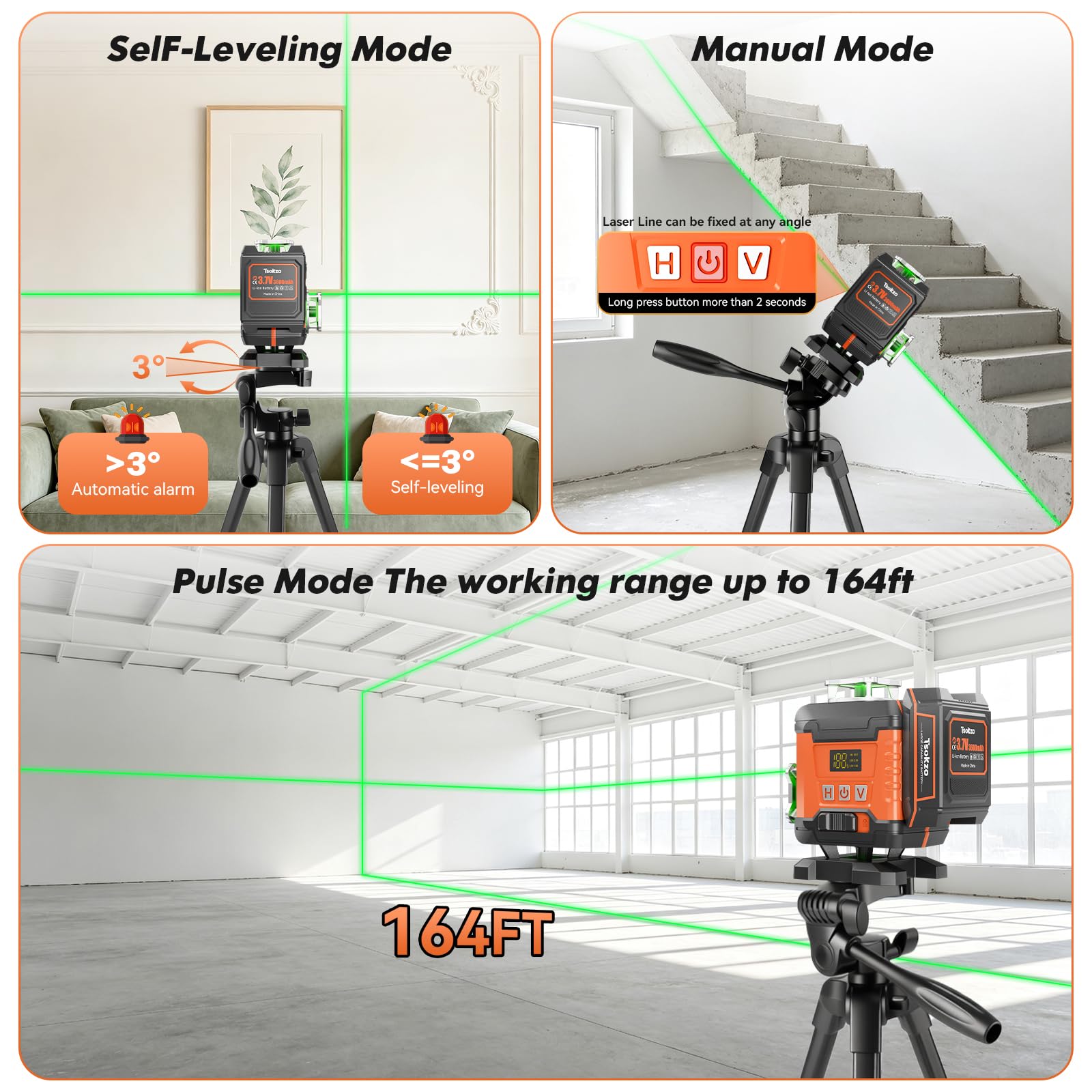 Tsokzo 16 Line Laser Level - Precise Alignment -3 Tsokzo 16 Line Laser Level - Precise Alignment -3