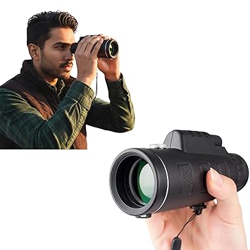 Drumstone 𝟭𝟓-𝐘𝐞𝐚𝐫 𝐖𝐚𝐫𝐫𝐚𝐧𝐭𝐲 - Panda Binoculars Zoom 𝟒𝟎𝐱𝟔𝟎 Monocular Telescope Spyglass with Dual Focus & Green Film | Hunting & Outdoor Exploration | Telescope Gift for Adventurers