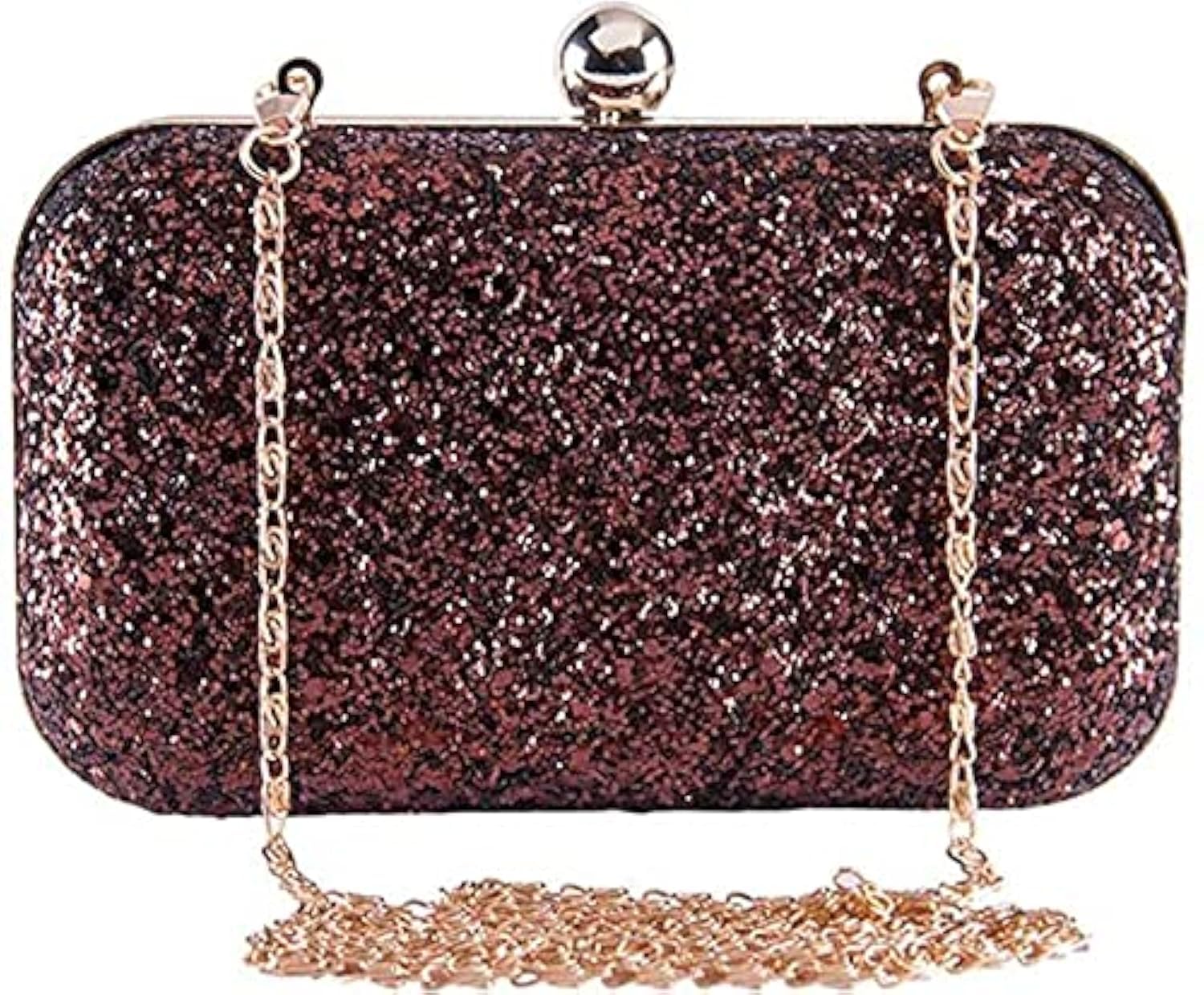 TOOBA Women Handicraft Hand Embroidered Box Clutch Bag Purse For Bridal, Casual, Party, Wedding (Copper) (B085S69DQ4) Amazon Price History, Amazon Price Tracker