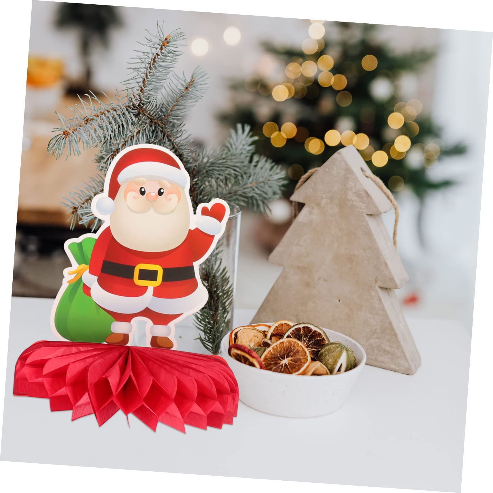 Alasum 27piezas Adornos De De Navidad Para Decoración De Mesa Accesorios De Fiesta Navideña Instalación