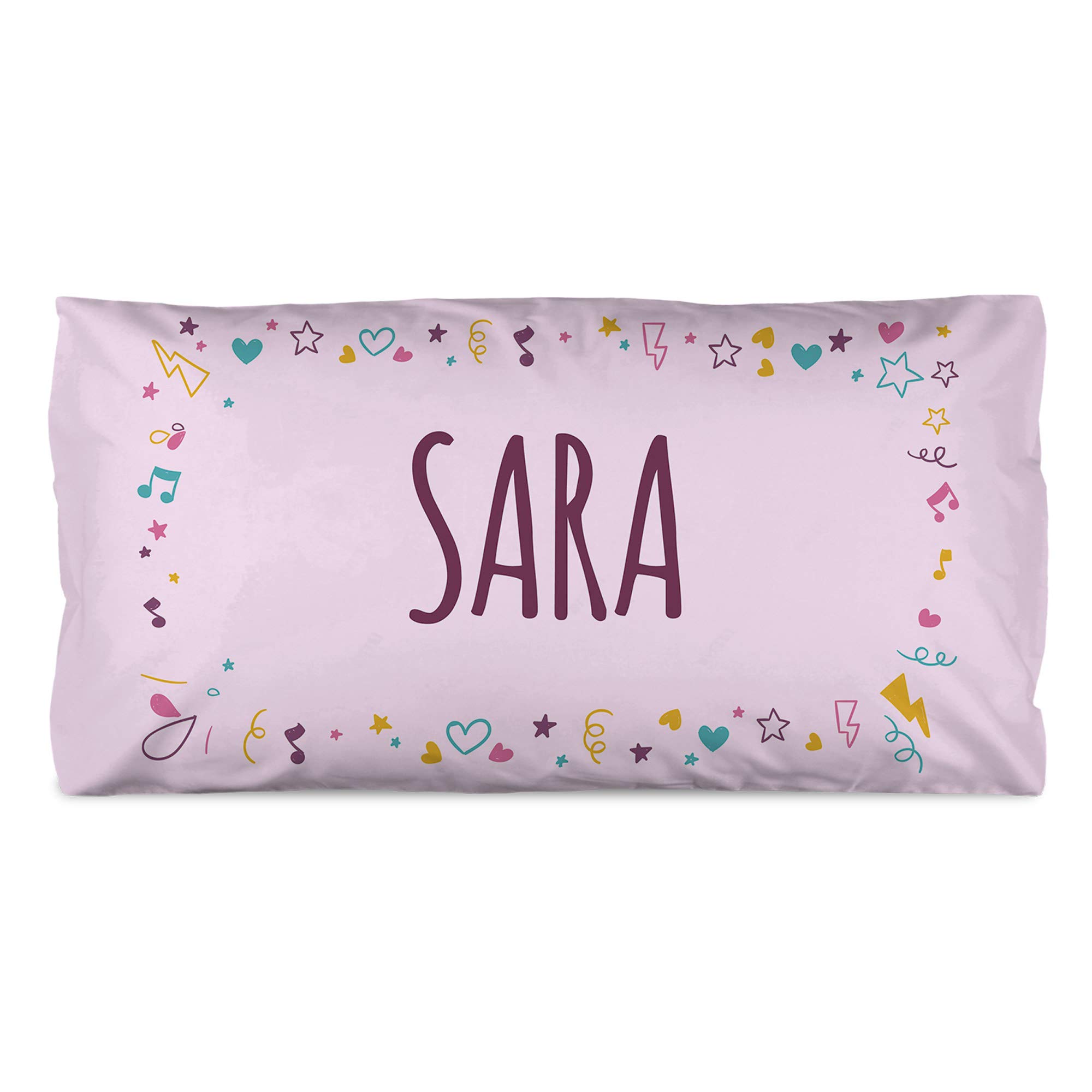 LolaPix Oreiller Licorne Personalisé avec Votre Prenom. Remplissage Inclus. Cadeau Unique, Original et Exclusif. Différentes Tailles à Choisir. Licorne Rose