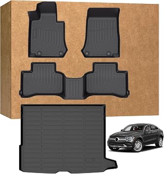 Floor Mats for Mercedes Benz GLC 250/300/350e 2016-2022 Not for Coupe