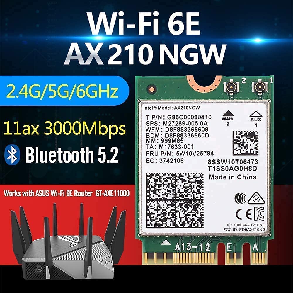 Amazon.com: WiFi 6E Intel AX210 and WiFi 6 Intel AX200 for