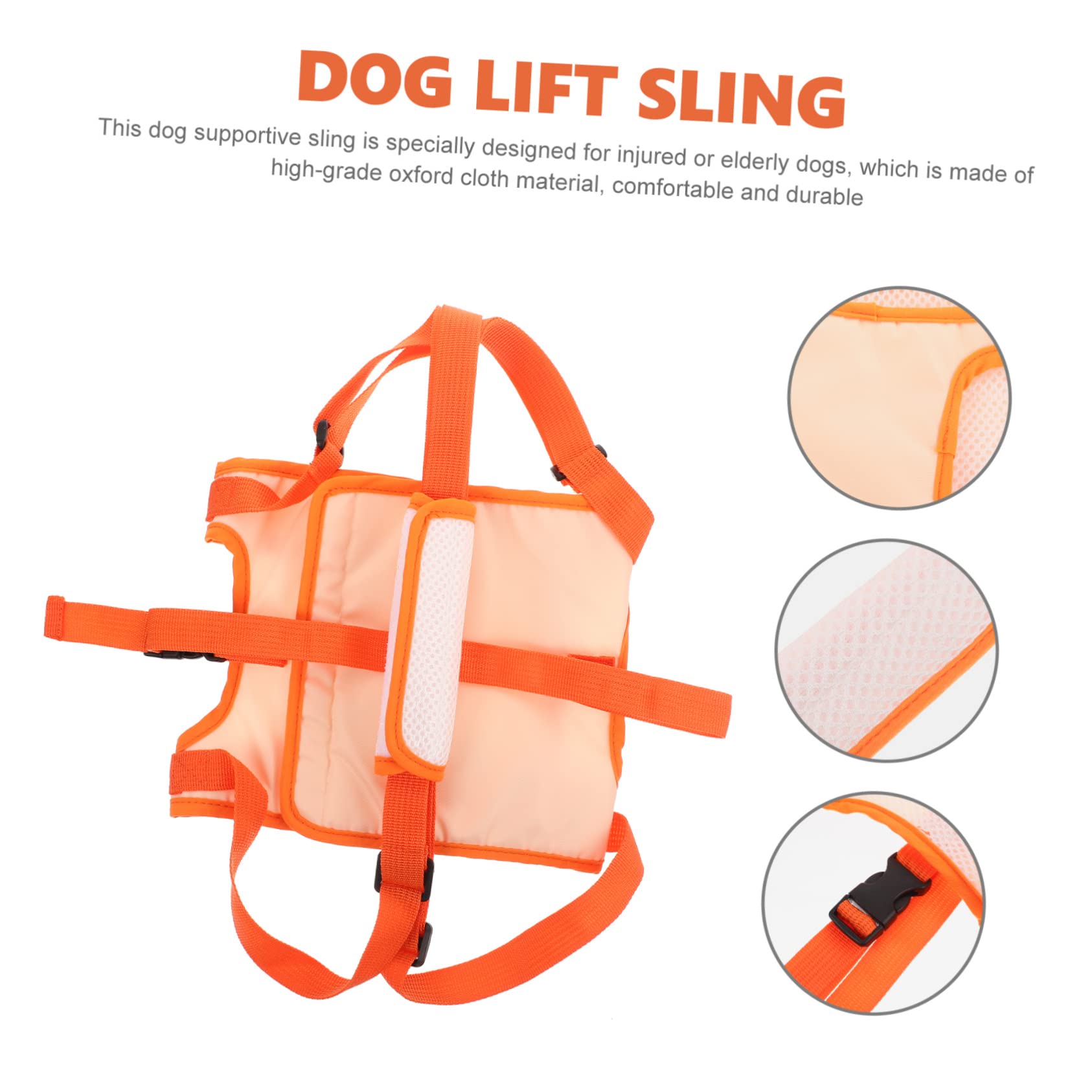 BESPORTBLE 3pièces De Soutien pour Chien Ceinture De Levage Ajustable pour Assistance Marche Et Réhabilitation pour Chiens Âgés Ou Handicapés XL