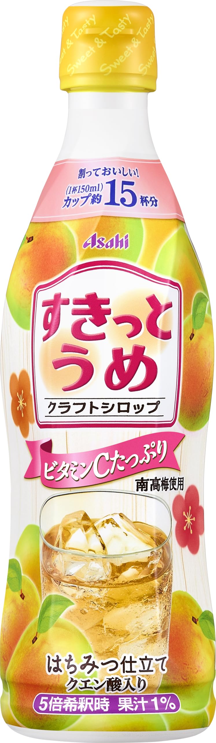 自然の美味しいウメジュースの素（梅シロップ)x4 Amazon.co.jp: クラフトシロップ すきっとうめ 470ml×12本 [希釈用
