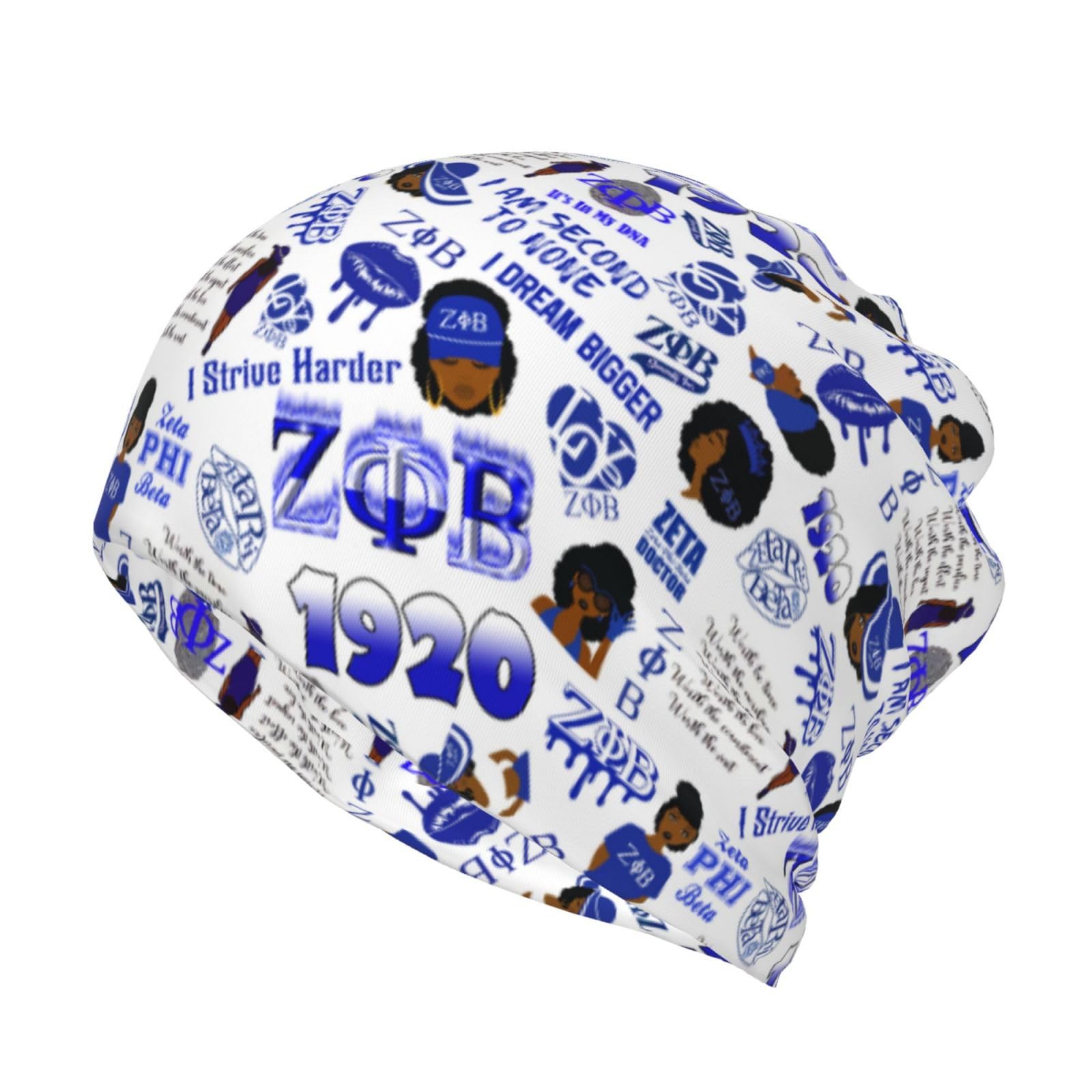 Sorority Paraphernalia Sorority Gift Womens Knit Hats Caps Beanie Multifunctional Multi-Purpose Felt Hat-Scarf.