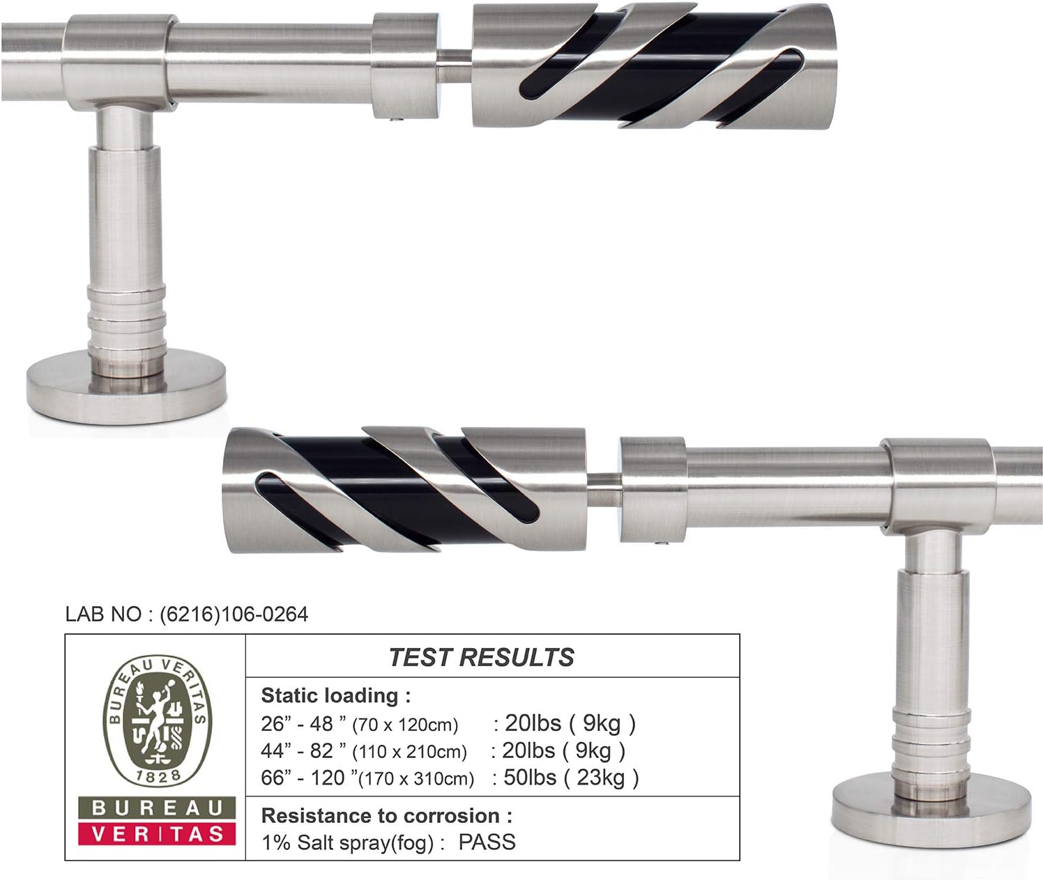 Gcurtain Függönyrúd részletes nézet