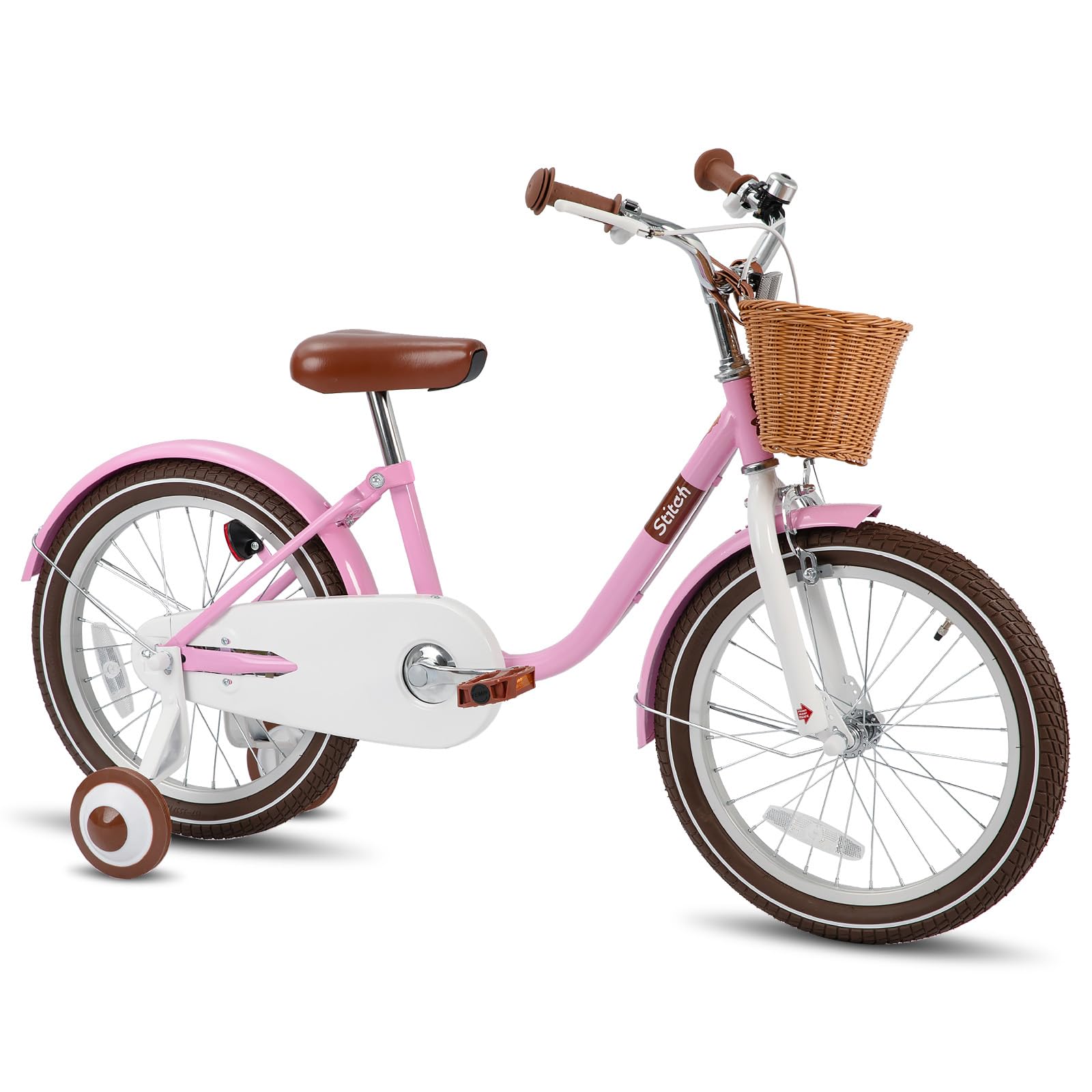 Amazon | JOYSTAR 子供用自転車 カゴ ベル 補助輪・コマ付き 人形用