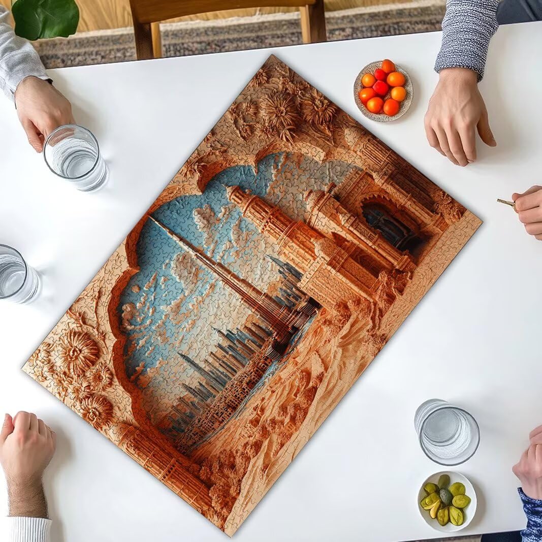 Puzzle Dubai, Puzzle 3000 Teile Erwachsene, Klassische Puzzles, Deko -8539