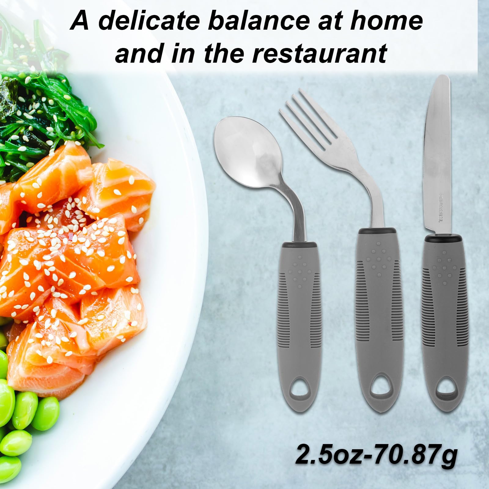 Bendable Weighted Utensils For Hand Tremors Parkinson's Adaptive Silverware - View #13