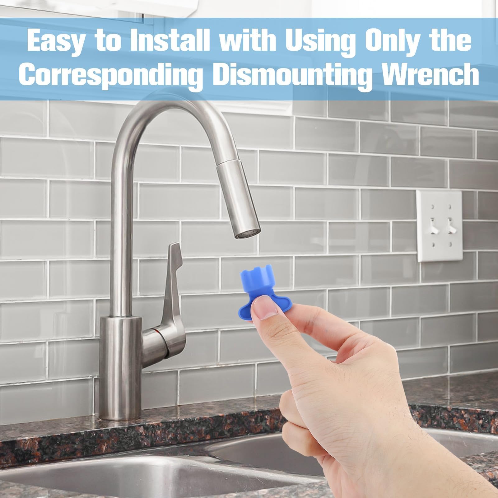 Chiave Per Aeratore Rubinetto 22/24mm - Strumento Per Installazione Senza Graffi