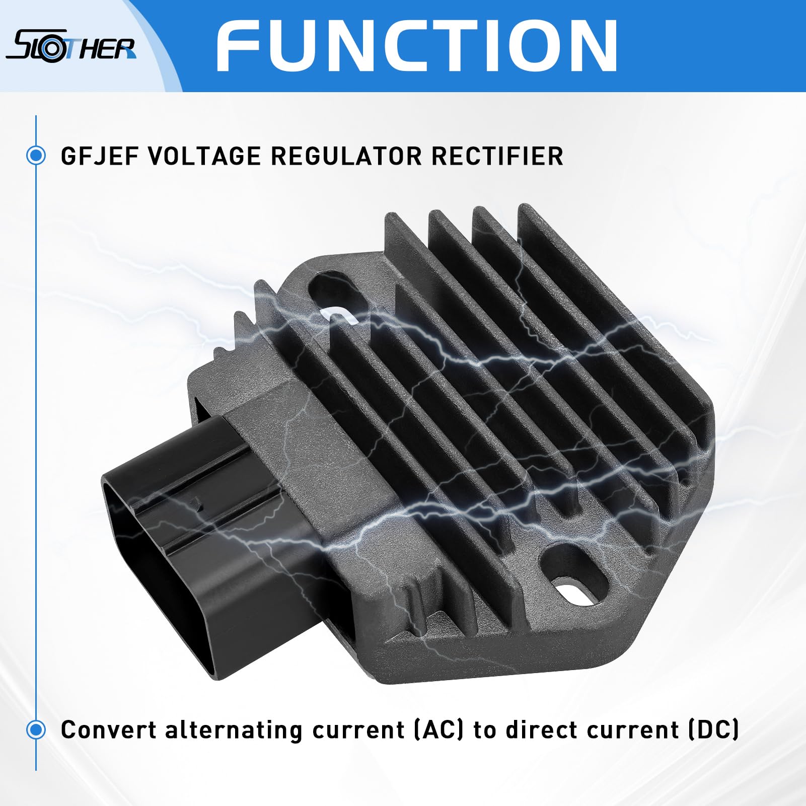 Voltage Regulator Rectifier - Replacement For Honda TRX400, TRX450 ATVs (Fits OEM 31600-HN0-670, Etc.)