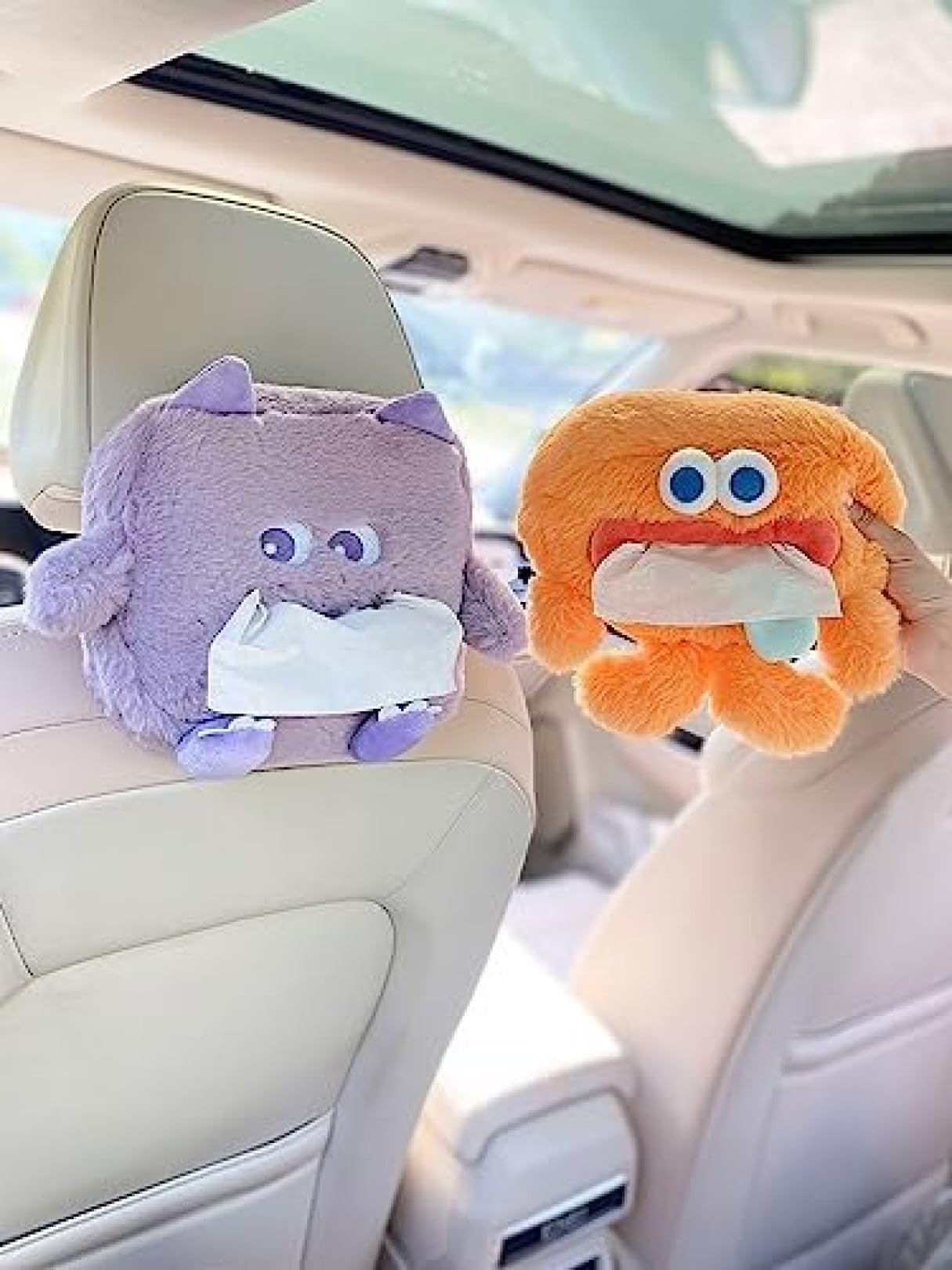 Amazon｜HUDEPOP(売店)車用ティッシュケースティッシュカバーカー