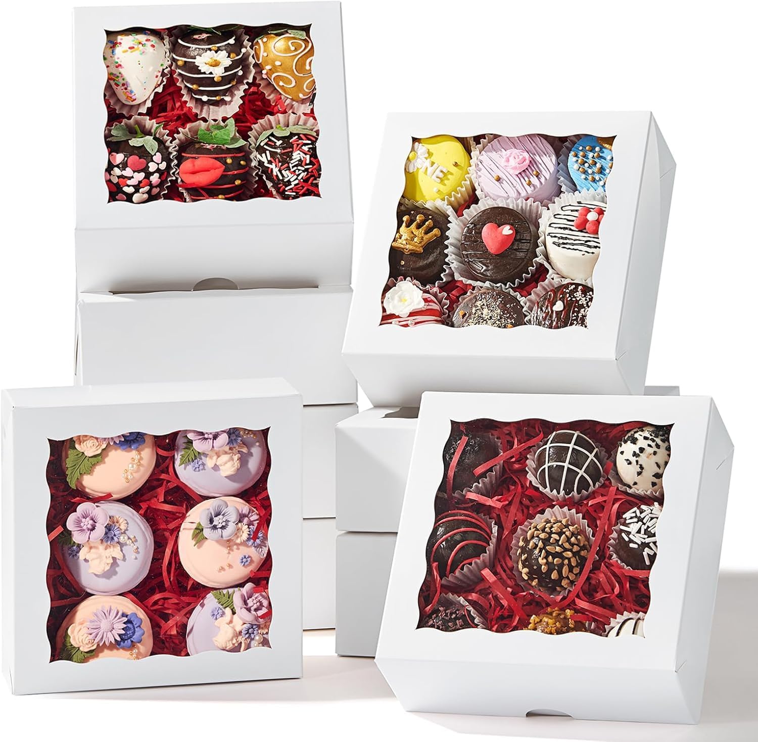 Brownie Boxes with Window - Kraft & Paper -12