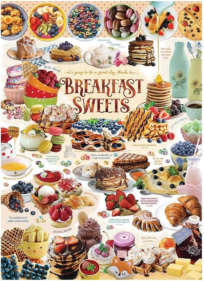 Cobble Hill 1000 Piece Easter Eggs Puzzle - Random Cut Pieces With Included Poster