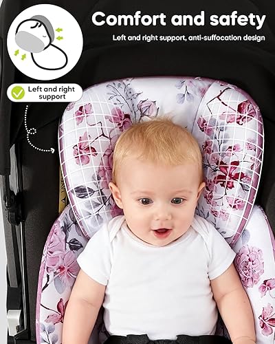 Miniatura 4 de Inserto de asiento de automóvil para recién nacido, inserto para recién nacido, recién nacido, asiento de automóvil recién nacido, soporte de cuerpo