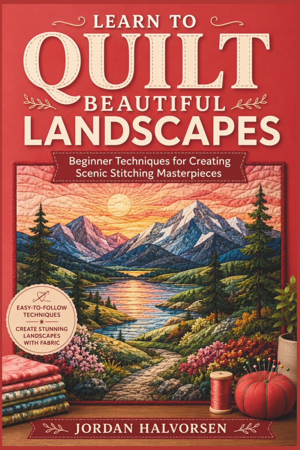 LEARN TO QUILT BEAUTIFUL LANDSCAPES: Beginner Techniques for Creating Scenic Stitching Masterpieces