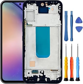 for Samsung A54 5G Screen Replacement with Frame | for Samsung Galaxy A54 5G Screen Replacement kit A546U1 A546F A546E A546W Touch Screen LCD Display Digitizer Assembly