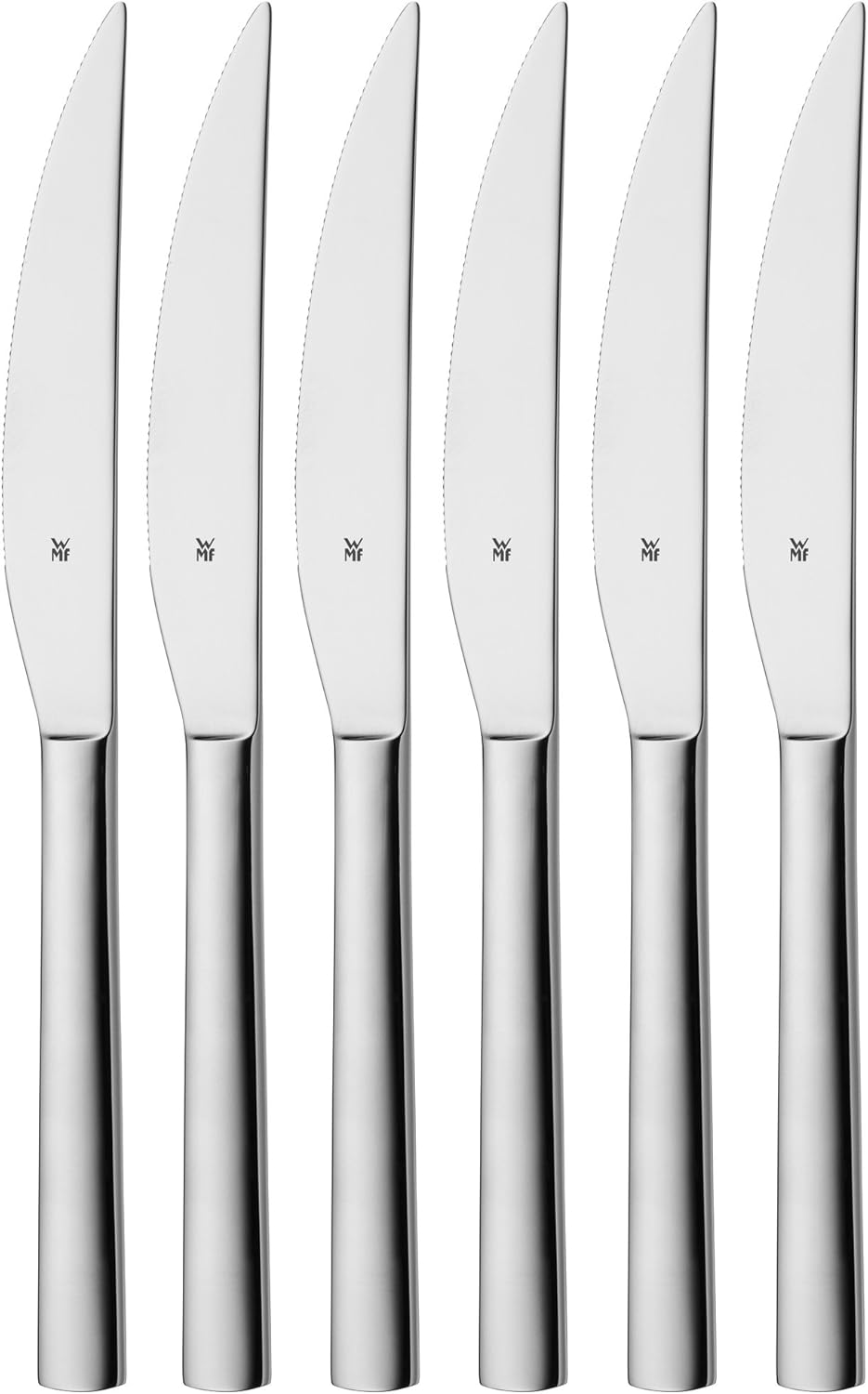 WMF Steak Knife Set 6Pieces Nuova Cromargan Stainless Steel Stainless Polished Amazon.co.uk
