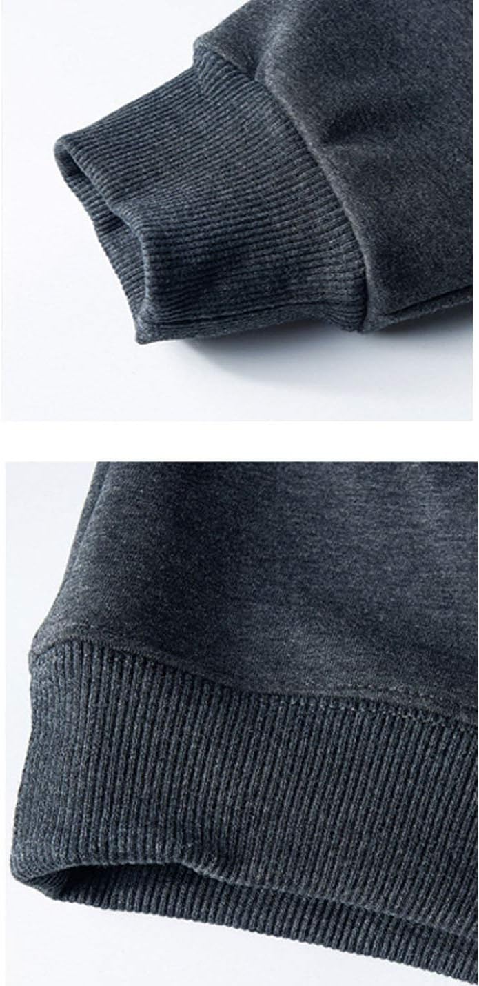 Flygo Men's Casual Long Sleeve Crew Neck Color Block Shirts Tops Pullover Sweatshirts