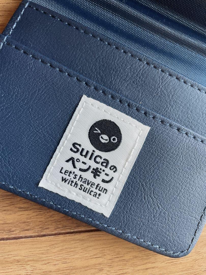 Amazon.co.jp: Suicaのペンギン 本革アップリケつき カードケース NAVY