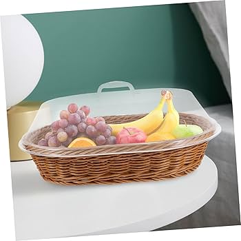 Amazon｜SHOWERORO 蓋付きパンかご cm 多機能 み 編まれた