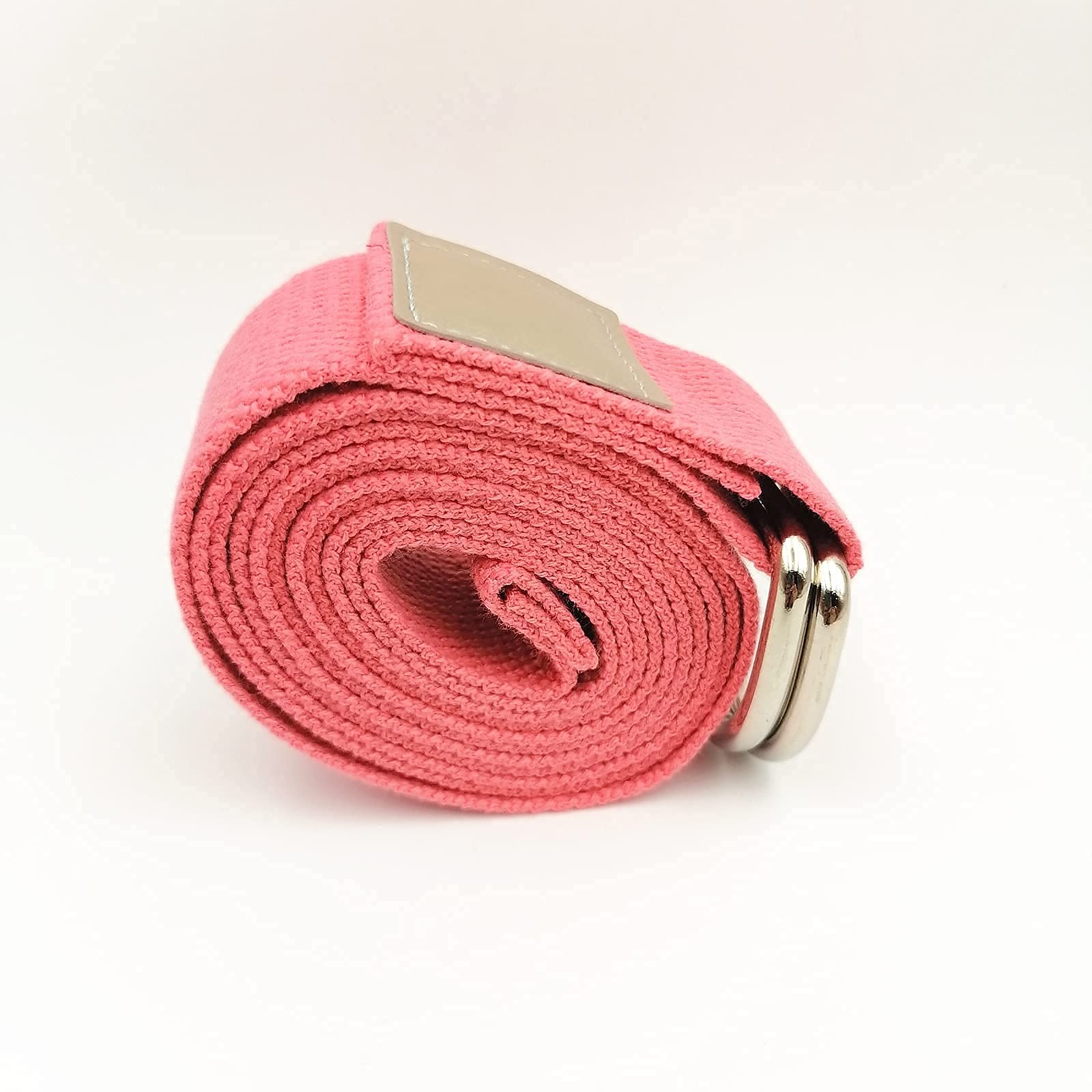 WowDude Pink Non-Elastic Stretch Bands/Yoga Stretch Straps Resistance Exercise Bands for Women Resistance Bands Set for Legs and Butt Exercise & Fitness Accessories-8 Feet