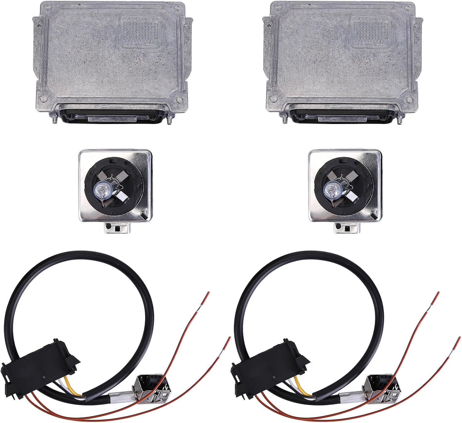 2PCS Xenon HID Headlight Ballast with Igniter 89034934 Compatible with 125i 128i 130i 135i Jeep Grand Cherokee Commander Enclave 4L0907391 4L0907391A Q7 Xenon Headlight Ballast 89076976