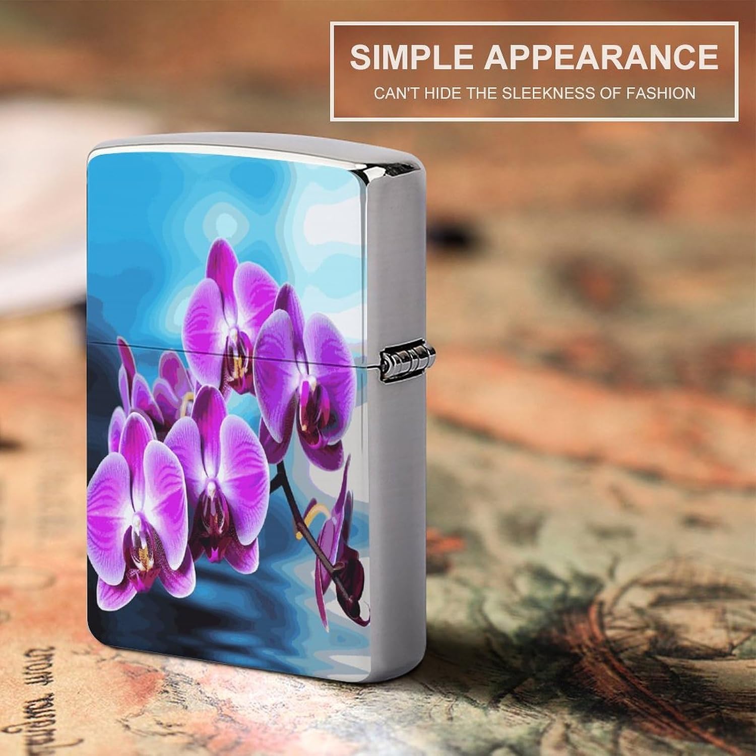 Beautiful Orchid Lighter Case Cover Lighter Shell