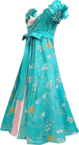 Miniatura 8 de KLFFLGID Disfraz de princesa Giselle Enchantd para niña Halloween juego de rol disfraz de fiesta de cumpleaños