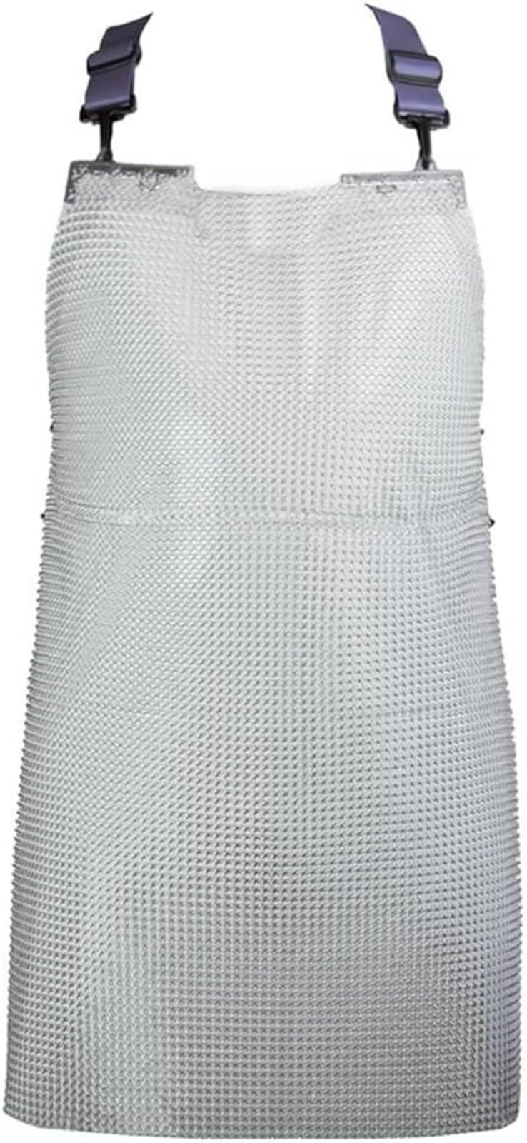 Delantal Delantal Resistente A Cortes De COTA De Malla Metálica, Delantal De Metal De Acero Inoxidable 316, Delantal Protector De Trabajo De Seguridad De Carnicero, Correas Ajustables 55x60CM