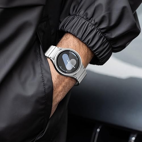 Miniatura 8 de CHANCHY Correa de acero inoxidable para Samsung Galaxy Watch 6, pulsera sin brecha con cierre magnético, correa de metal para Galaxy Watch 5 Pro 5 4